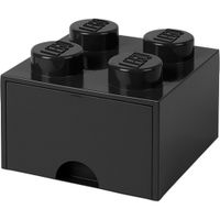 Room Copenhagen LEGO Brick Drawer 4 Zwart opbergdoos