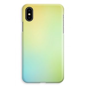 Minty mist pastel: iPhone XS Max Volledig Geprint Hoesje