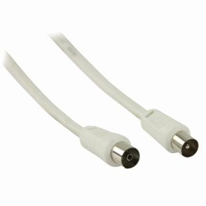 Nedis CSGP40000WT150 Coaxkabel 90 Db Iec (coax) Male - Iec (coax) Female 15 M Wit