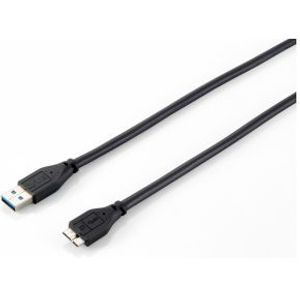 Equip 128397 USB-kabel 1,8 m USB 3.2 Gen 1 (3.1 Gen 1) USB A Micro-USB B Zwart