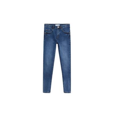 Mango Kids slim fit jeans donkerblauw Mango Kids slim fit jeans donkerblauw