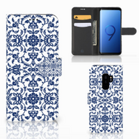 Samsung Galaxy S9 Plus Hoesje Flower Blue