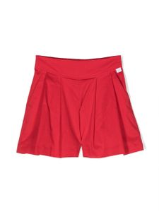 Il Gufo short en coton à pinces - Rouge