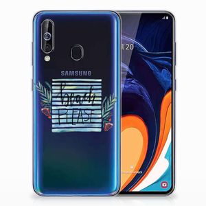 Samsung Galaxy A60 Telefoonhoesje met Naam Boho Beach