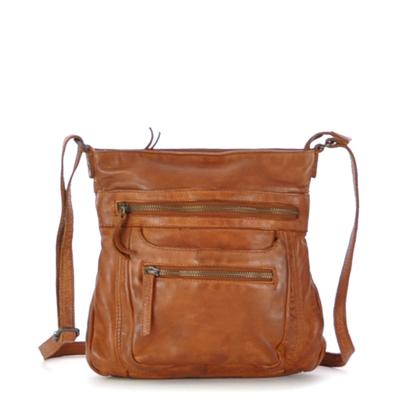 Bear Design Cow Lavato Marion Schoudertas Cognac Bear Design Cow Lavato Marion Schoudertas Cognac