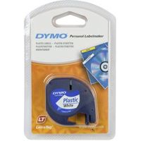 Dymo Letratag Band Plastic wit 12 mm x 4 m 91221 - thumbnail