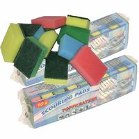 Keuken schuursponsjes/schoonmaak 9 x 6 cm - Voordeel set van 100x stuks