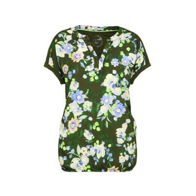 CECIL gebloemde top groen/blauw/geel CECIL gebloemde top groen/blauw/geel