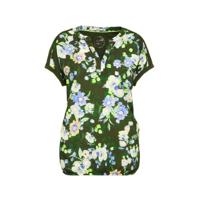 CECIL gebloemde top groen/blauw/geel