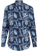 ETRO chemise à imprimé cachemire - Bleu - thumbnail