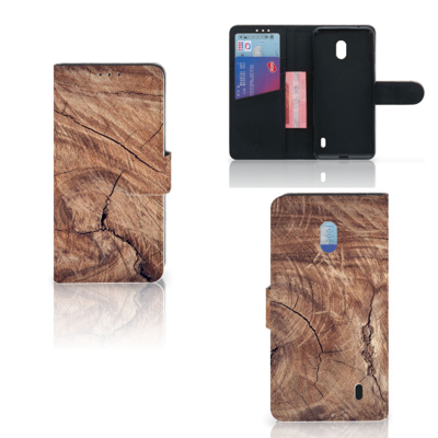 Nokia 2.2 Book Style Case Tree Trunk