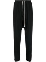 Rick Owens drop-crotch track pants - Noir