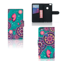 Huawei P8 Lite 2017 Hoesje Cirkels en Vlinders