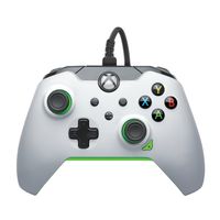 PDP Bedrade Controller: Neon White Voor Xbox Series X|S, Xbox One en Windows 10/11 - thumbnail