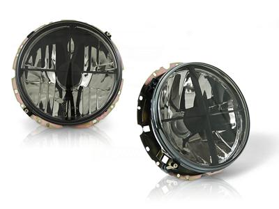 Tuning-Tec Buitenste koplampen voor VW GOLF 1 05 74-07 83 SMOKE