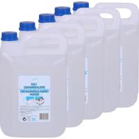 Accuwater/Demiwater - 5x - gedemineraliseerd water - fles 5 liter- water zonder zouten