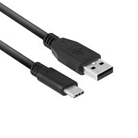 ACT USB 3.2 Gen1 laad- en synchronisatiekabel, USB A mannelijk naar USB C mannelijk 1 meter AC3020