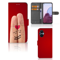 OPPO Reno 8 Lite | OnePlus Nord N20 Wallet Case met Pasjes Liefde - Origineel Romantisch Cadeau