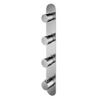 Hotbath Buddy/Laddy Inbouw Douche Thermostaat Verticaal Chroom B050