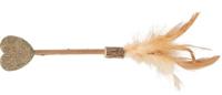 Trixie Matatabi Lolly Hart Catnip Kattenspeelgoed Met Veren 23 CM