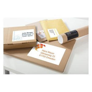 Avery-Zweckform 6124 Universele etiketten 105 x 148 mm Papier Wit 40 stuk(s) Permanent hechtend Inkjet, Laser (zwart/wit), Laser (kleur), Kopiëren (zwart/wit),