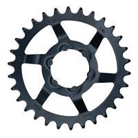 KMC Shimano Stretto, Pignone Unisex-Adulto, Nero, 30T