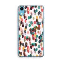 Tropical Dots: iPhone XR Transparant Hoesje - thumbnail