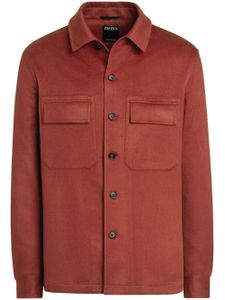 Zegna surchemise Alba Oasi en cachemire - Rouge