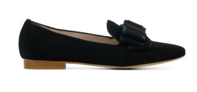 Mace Dames Instapschoenen in Suede (Zwart)
