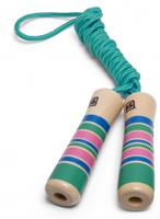 BS Toys sprintouw junior 2 meter katoen/hout turqoise