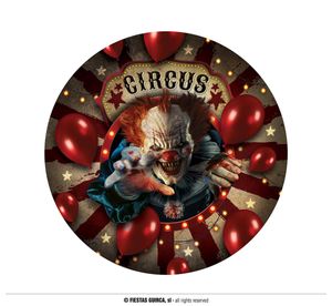 Bordjes Halloween Circus Horror Clown (6st)