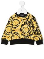 Versace Kids sweat à imprimé baroque - Or - thumbnail