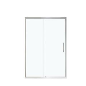 Luca Varess Senses douche schuifdeur 160 x 200 cm helder glas glans chroom profiel