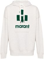 MARANT hoodie Miley à logo imprimé - Tons neutres