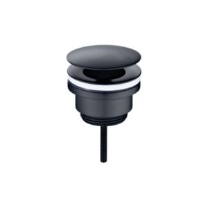 Royal Plaza Merlot wastafelplug 1 1/4" niet afsluitbaar zwart 23479