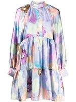 Stine Goya robe courte Jasmin à fleurs - Multicolore