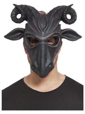 Deluxe Satanic Ram Mask Foam Latex