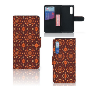 Xiaomi Mi 9 SE Telefoon Hoesje Batik Brown