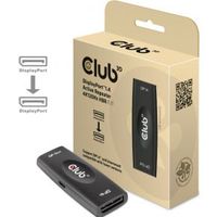 CLUB3D DP 1.4 4K120HZ HDR ACTIVE REPEATER F/F displayport Zwart - thumbnail