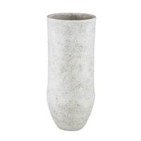 PTMD Dorin White cement minimal high round pot XL - thumbnail