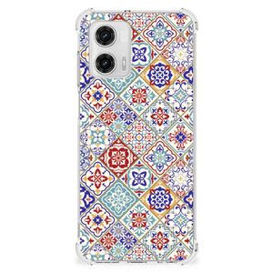 Motorola Moto G73 Anti-Shock Hoesje Tiles Color