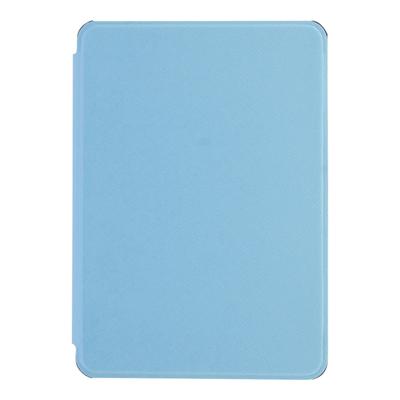 Shop4 - Kindle 9 (2019) Hoes - Book Cover Grain Licht Blauw