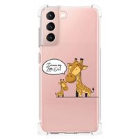 Samsung Galaxy S21 FE Stevig Bumper Hoesje Giraffe