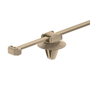 HellermannTyton 156-01146 PT2AP3SFT6.5-PEEK-BGE Kabelbinder Beige Met spreidanker 1 stuk(s)