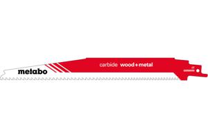 Metabo 626560000 Reciprozaagblad carbid hout + metaal Zaagbladlengte 225 mm 1 stuk(s)