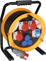 Brennenstuhl Brobusta CEE 4 IP44 kabelhaspel (kabelhaspel 40m, voor gebruik op bouwterreinen en permanent gebruik buiten, BGI 608, Made in Germany)