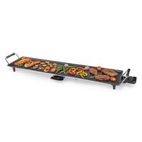 Nedis Teppanyaki Tafelgrill | 90 x 23 cm | 5 Warmte Standen | 1 stuks - FCTE110EBK90 FCTE110EBK90