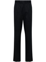 Zegna mid-rise pleated chino trousers - Bleu - thumbnail