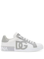 Dolce & Gabbana Portofino leather sneakers - Blanc - thumbnail