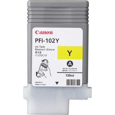 Inkcartridge canon pfi-102 geel